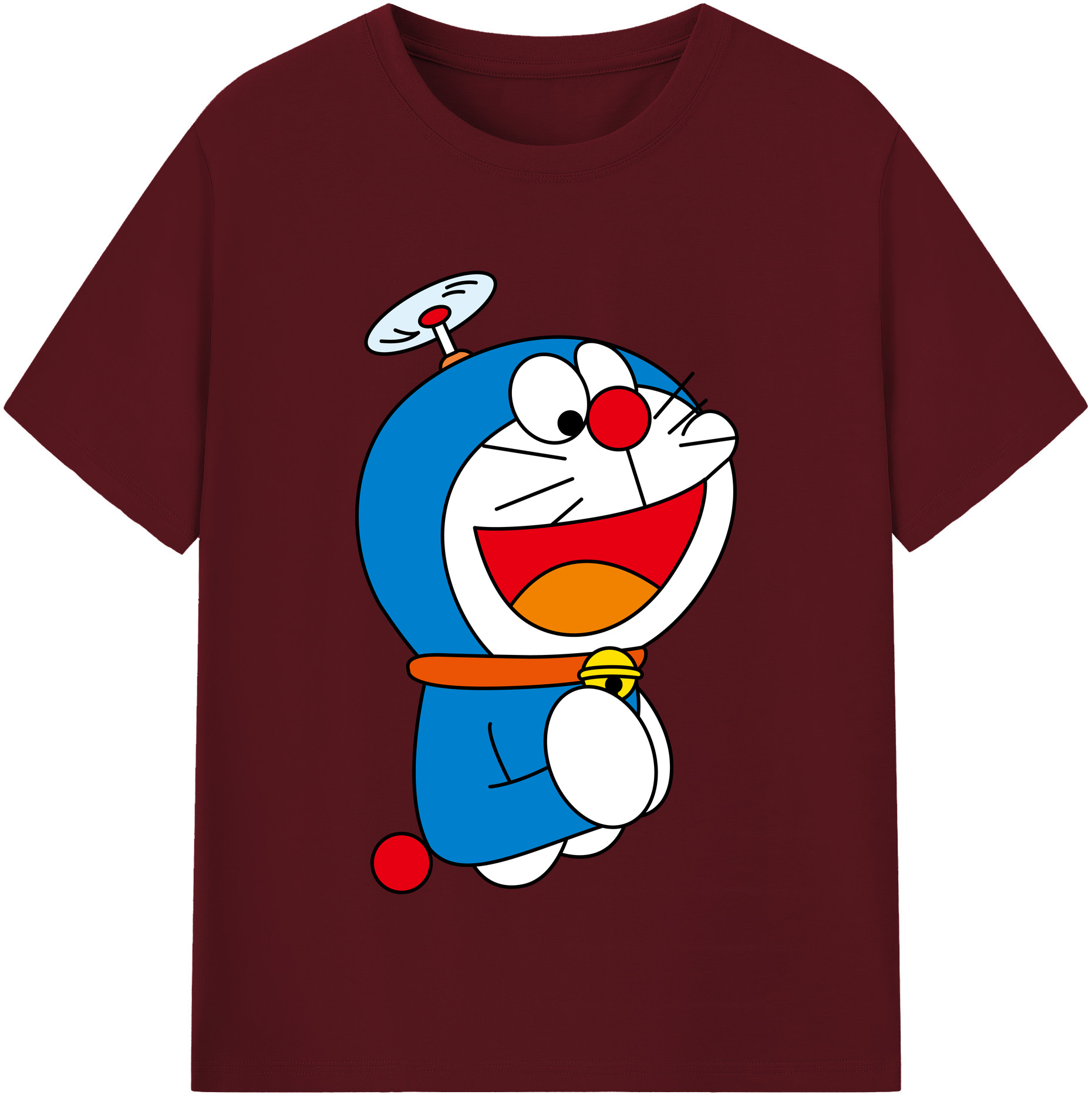 （画像用） ドラえもん Doraemon 綿100％半袖Tシャツ（フロントプリント）